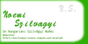 noemi szilvagyi business card