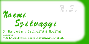 noemi szilvagyi business card